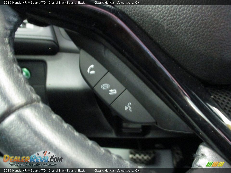2019 Honda HR-V Sport AWD Crystal Black Pearl / Black Photo #32