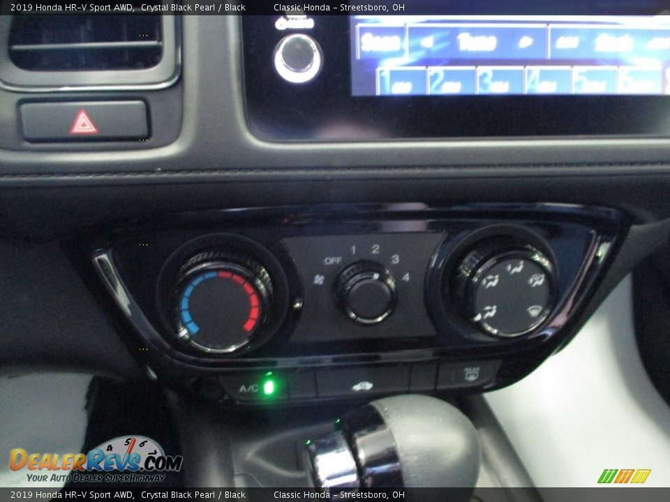 2019 Honda HR-V Sport AWD Crystal Black Pearl / Black Photo #35