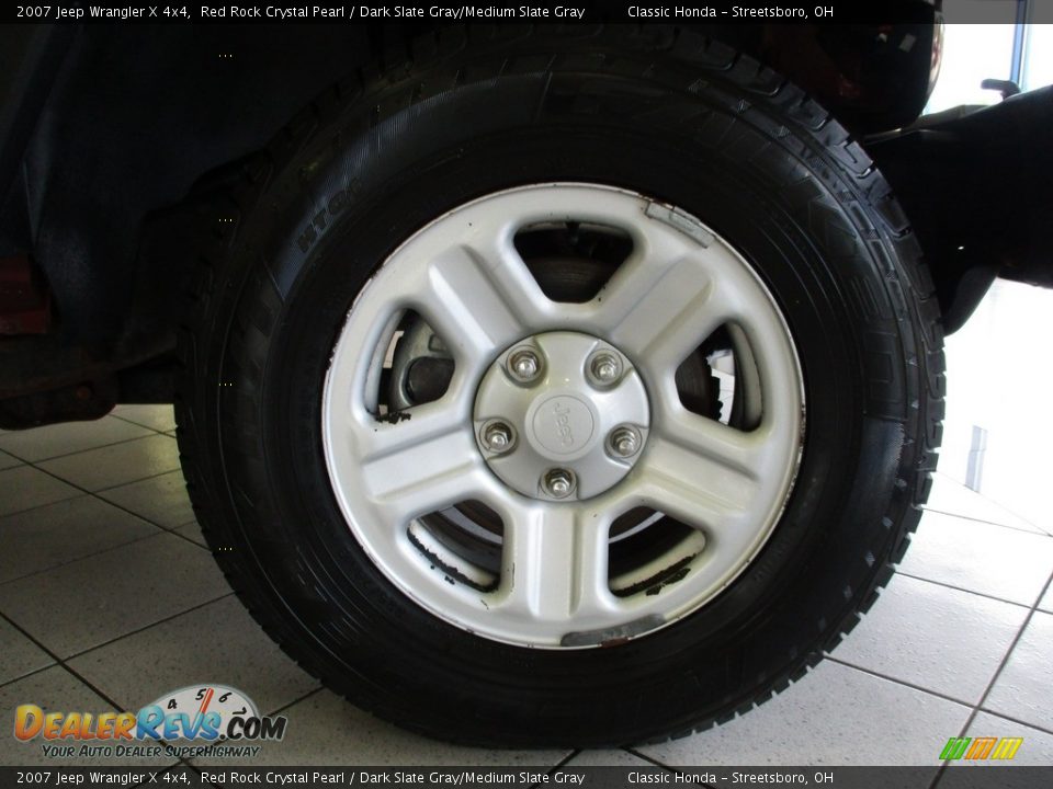2007 Jeep Wrangler X 4x4 Red Rock Crystal Pearl / Dark Slate Gray/Medium Slate Gray Photo #5