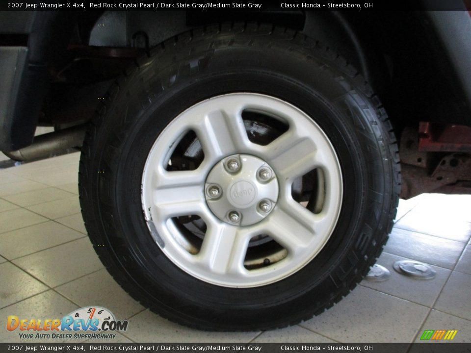 2007 Jeep Wrangler X 4x4 Red Rock Crystal Pearl / Dark Slate Gray/Medium Slate Gray Photo #6