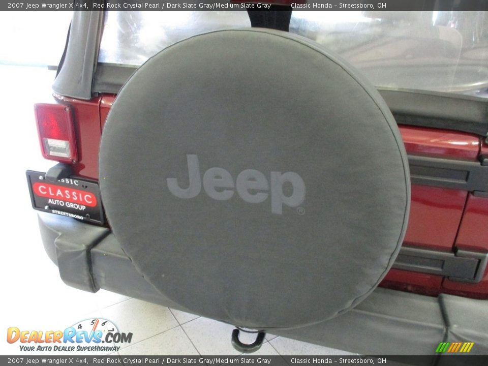 2007 Jeep Wrangler X 4x4 Red Rock Crystal Pearl / Dark Slate Gray/Medium Slate Gray Photo #14