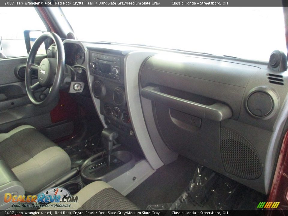 2007 Jeep Wrangler X 4x4 Red Rock Crystal Pearl / Dark Slate Gray/Medium Slate Gray Photo #19