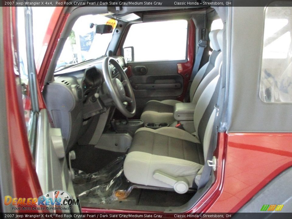 2007 Jeep Wrangler X 4x4 Red Rock Crystal Pearl / Dark Slate Gray/Medium Slate Gray Photo #22