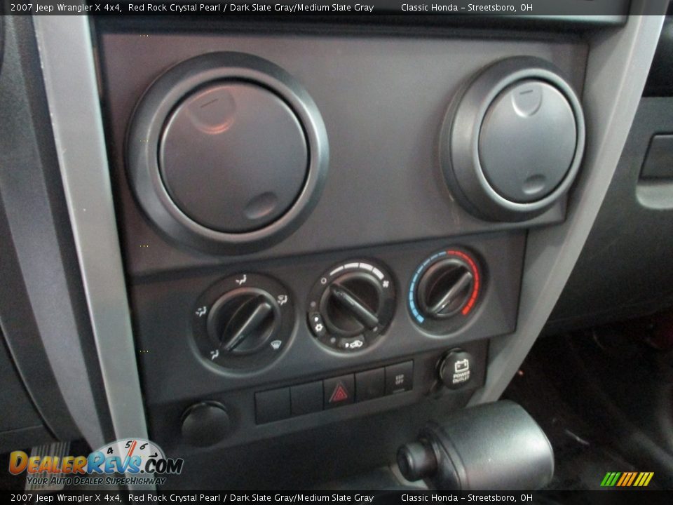 2007 Jeep Wrangler X 4x4 Red Rock Crystal Pearl / Dark Slate Gray/Medium Slate Gray Photo #27