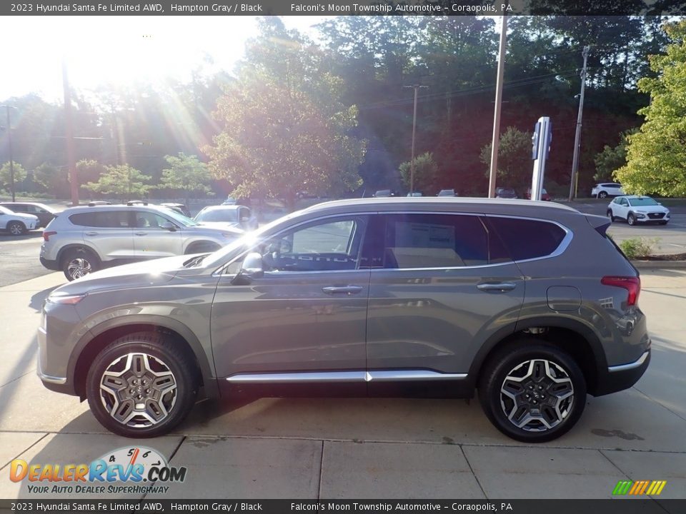 Hampton Gray 2023 Hyundai Santa Fe Limited AWD Photo #6