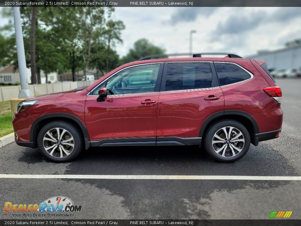 2020 Subaru Forester 2.5i Limited Crimson Red Pearl / Gray Photo #9