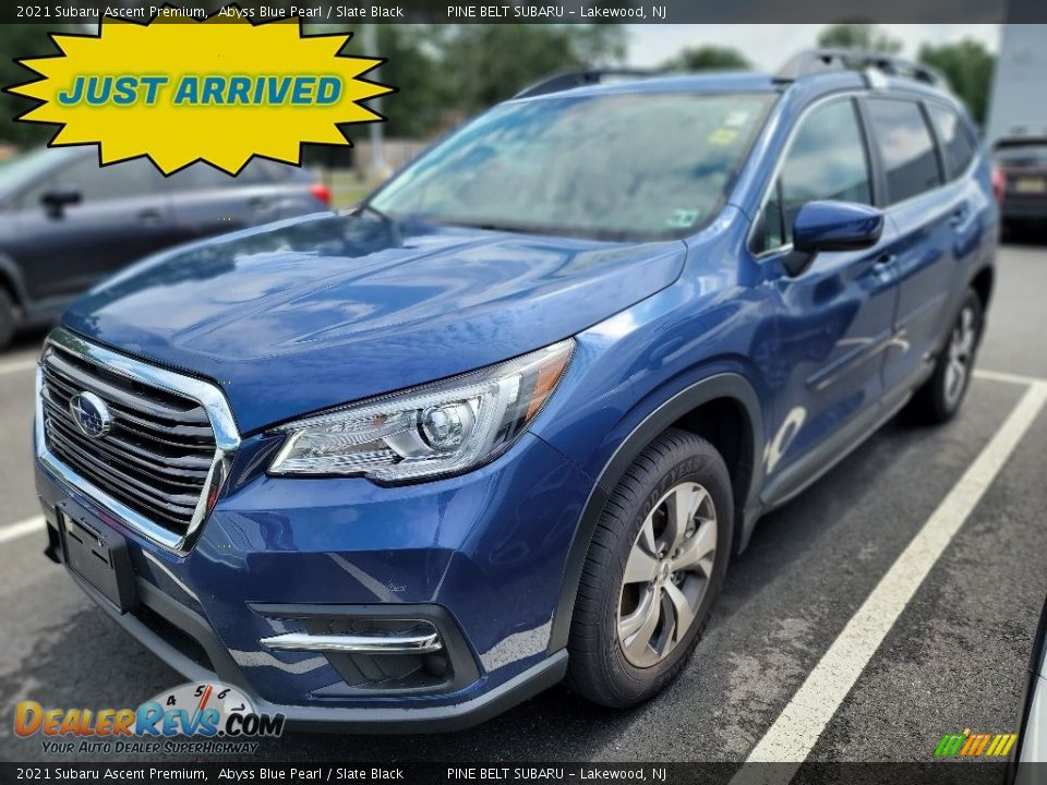 2021 Subaru Ascent Premium Abyss Blue Pearl / Slate Black Photo #1