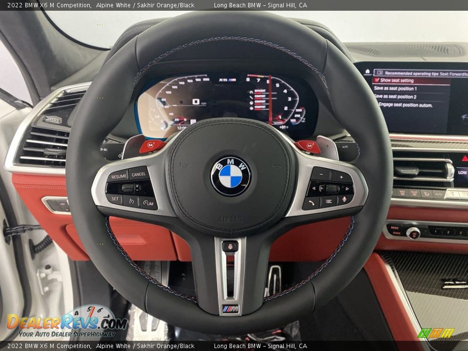 2022 BMW X6 M Competition Steering Wheel Photo #14