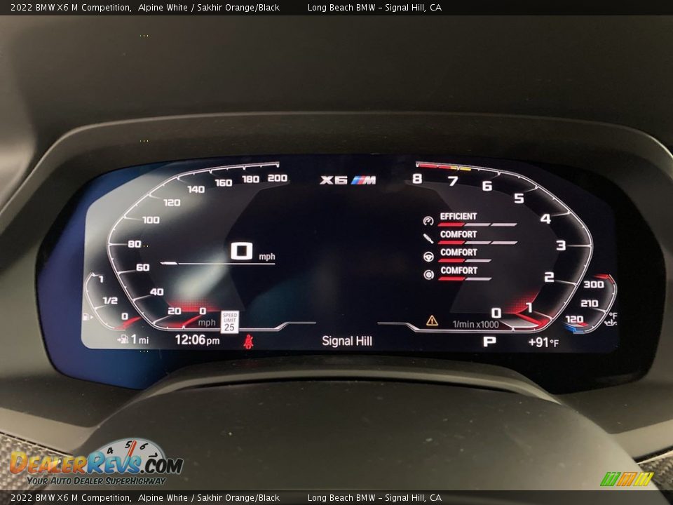 2022 BMW X6 M Competition Gauges Photo #17