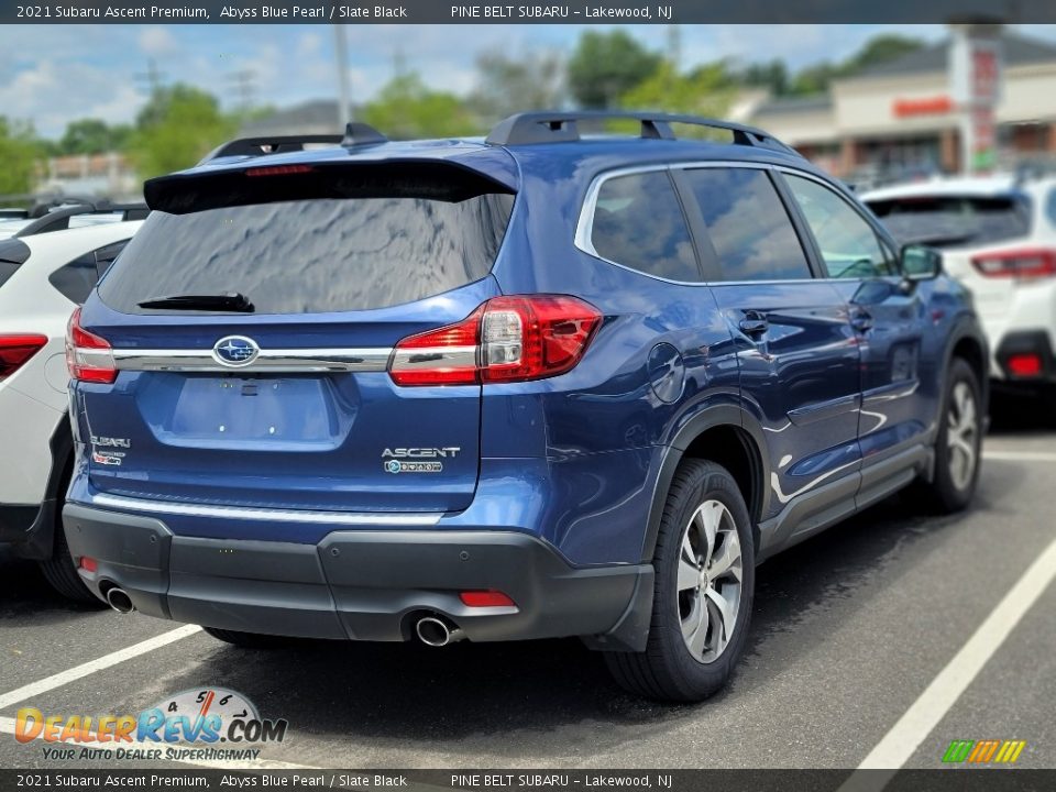 2021 Subaru Ascent Premium Abyss Blue Pearl / Slate Black Photo #5