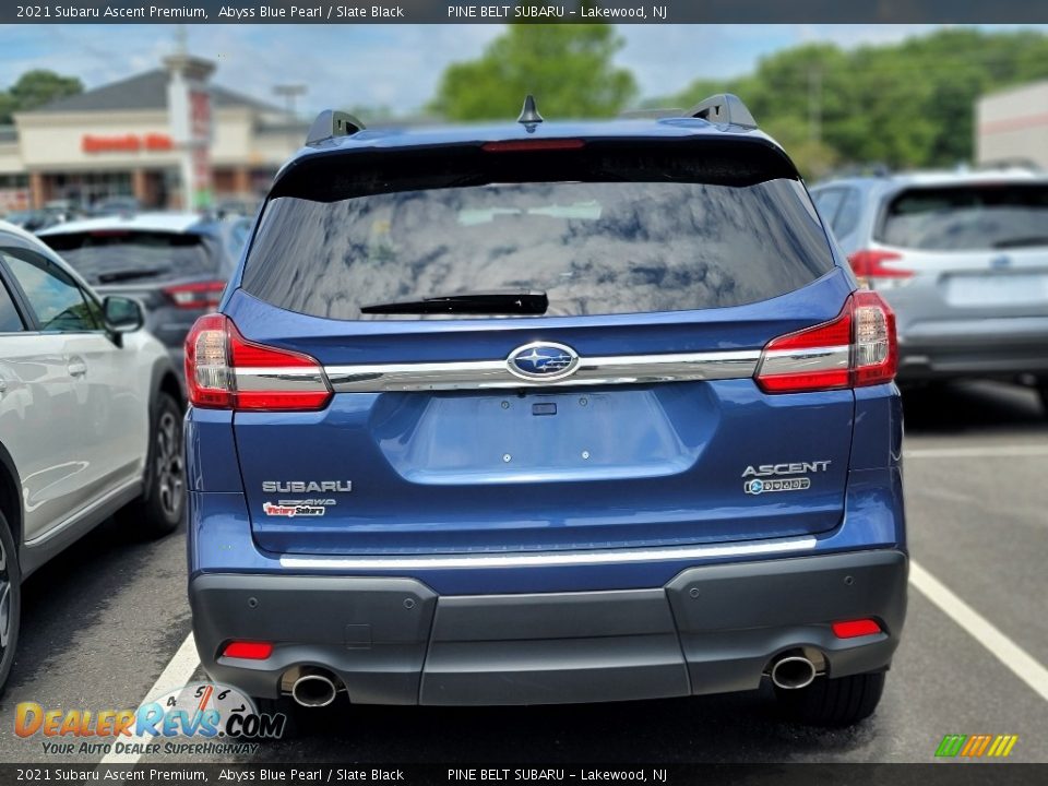 2021 Subaru Ascent Premium Abyss Blue Pearl / Slate Black Photo #6