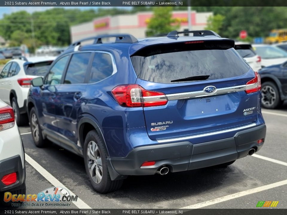 2021 Subaru Ascent Premium Abyss Blue Pearl / Slate Black Photo #7