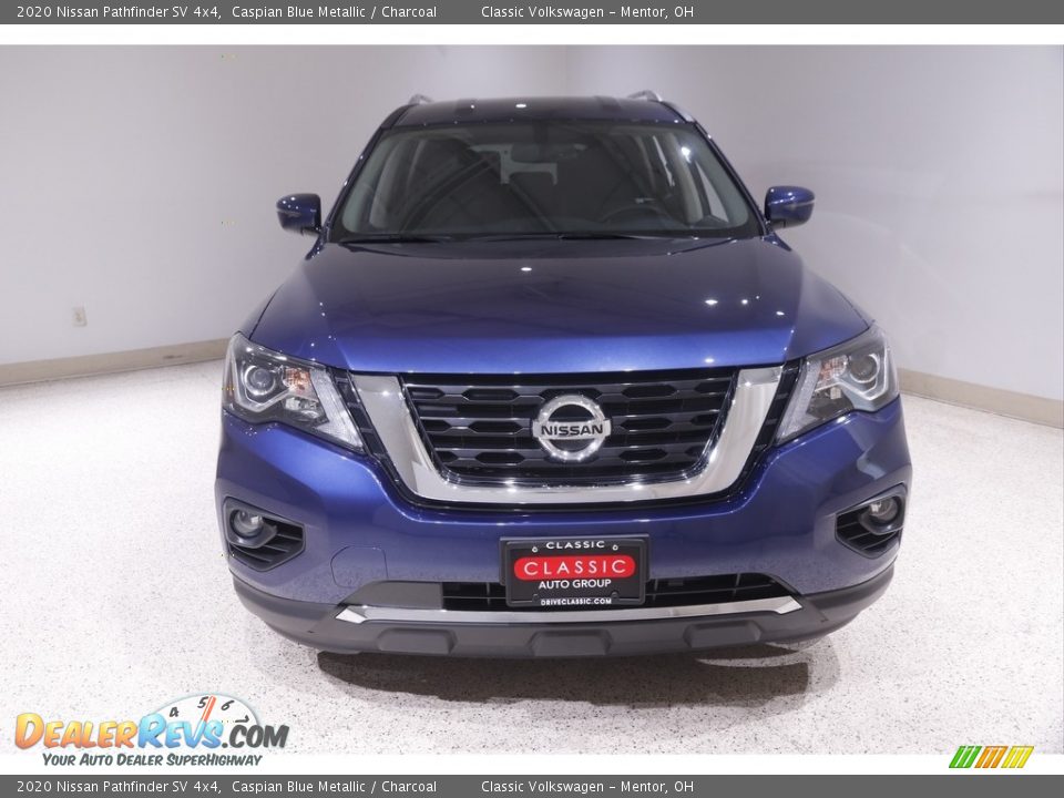 2020 Nissan Pathfinder SV 4x4 Caspian Blue Metallic / Charcoal Photo #2