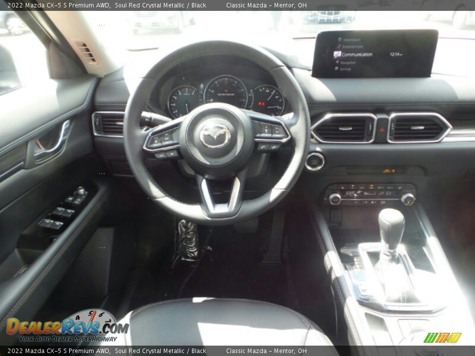 2022 Mazda CX-5 S Premium AWD Soul Red Crystal Metallic / Black Photo #4