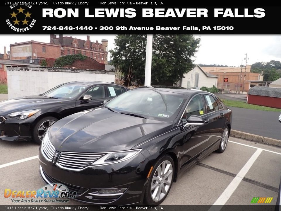 2015 Lincoln MKZ Hybrid Tuxedo Black / Ebony Photo #1