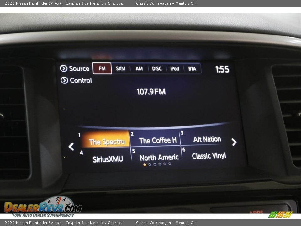 2020 Nissan Pathfinder SV 4x4 Caspian Blue Metallic / Charcoal Photo #10