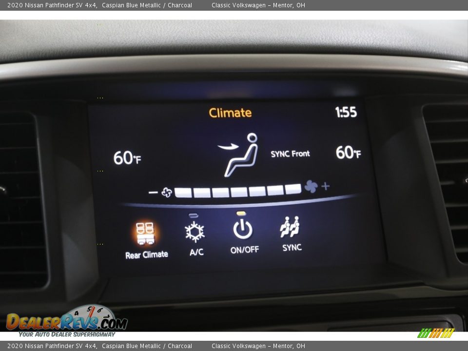 2020 Nissan Pathfinder SV 4x4 Caspian Blue Metallic / Charcoal Photo #11