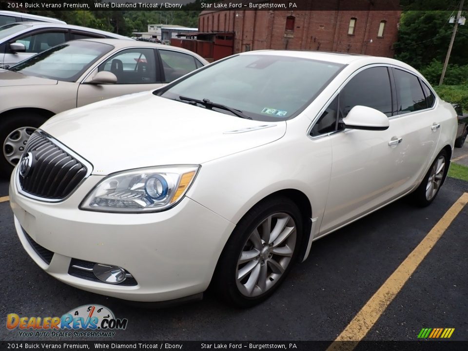 2014 Buick Verano Premium White Diamond Tricoat / Ebony Photo #1