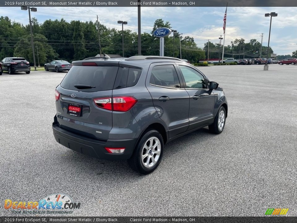 2019 Ford EcoSport SE Moondust Silver Metallic / Ebony Black Photo #5