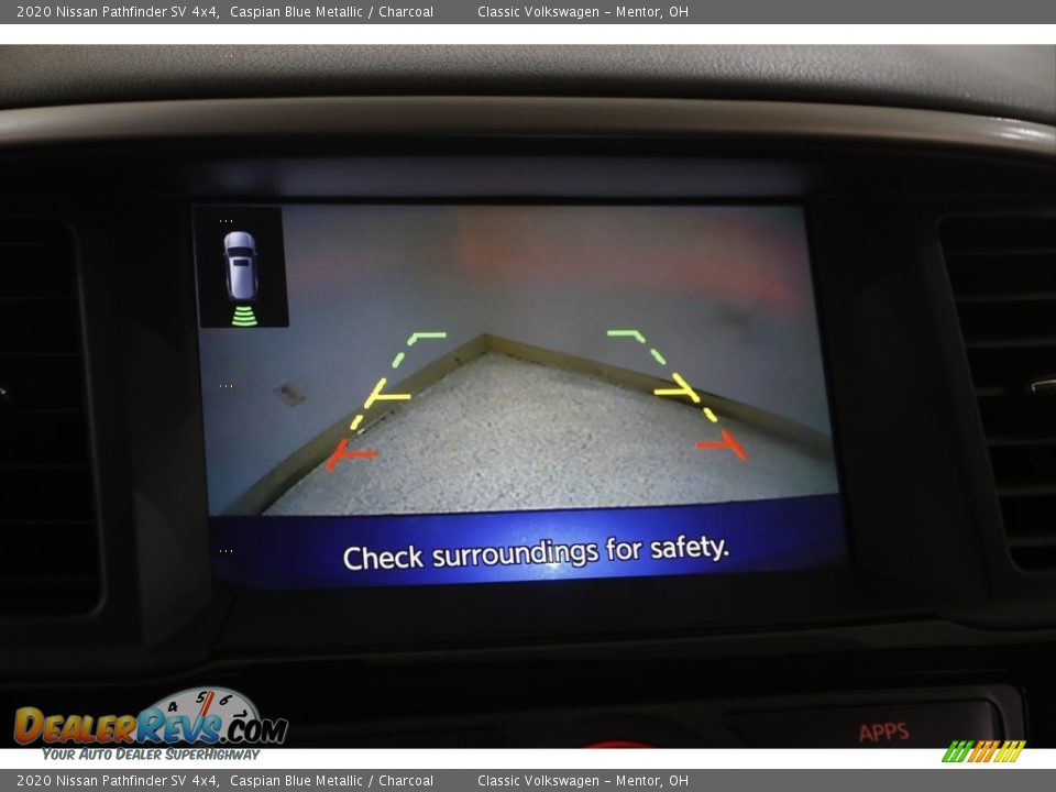 2020 Nissan Pathfinder SV 4x4 Caspian Blue Metallic / Charcoal Photo #13