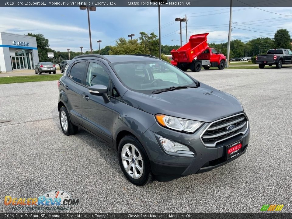 2019 Ford EcoSport SE Moondust Silver Metallic / Ebony Black Photo #7