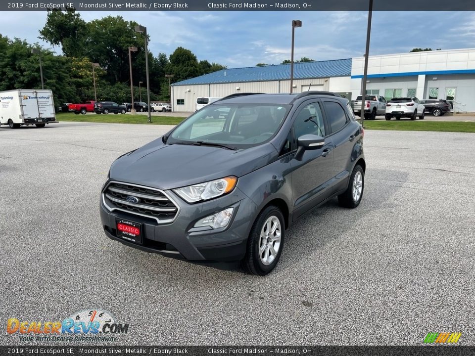 2019 Ford EcoSport SE Moondust Silver Metallic / Ebony Black Photo #9