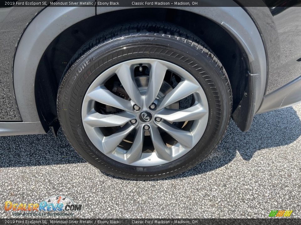 2019 Ford EcoSport SE Moondust Silver Metallic / Ebony Black Photo #10