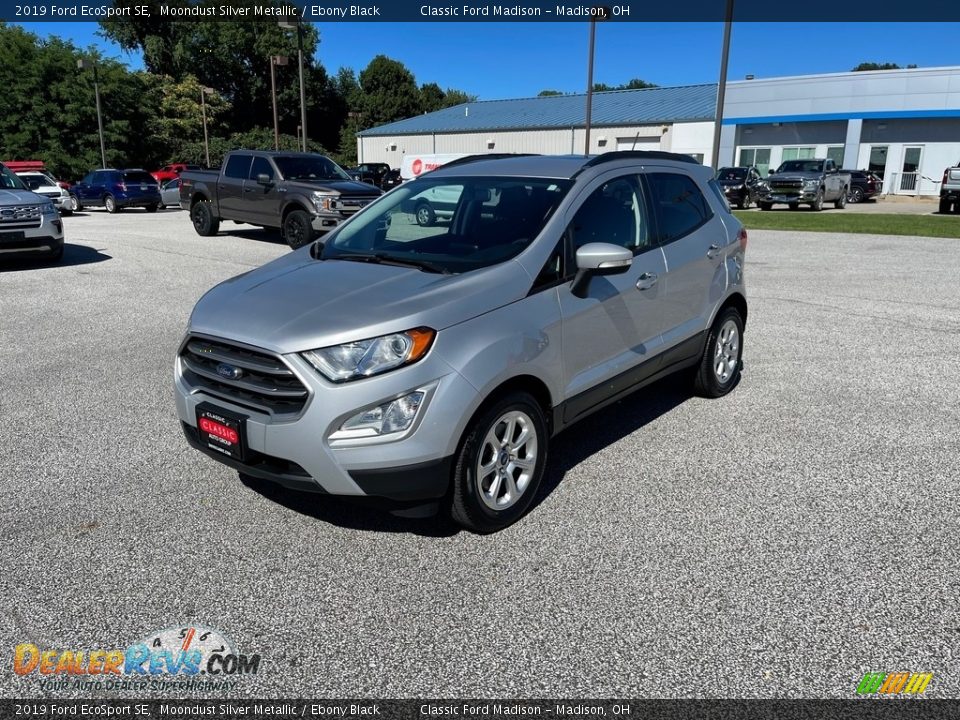 2019 Ford EcoSport SE Moondust Silver Metallic / Ebony Black Photo #11