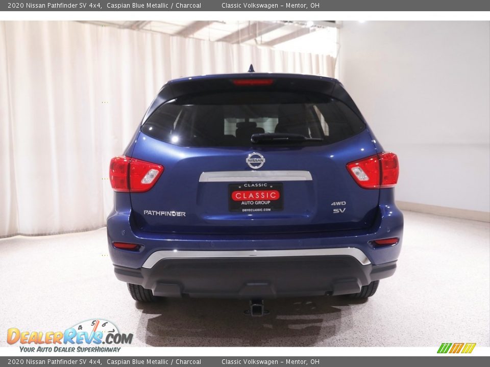 2020 Nissan Pathfinder SV 4x4 Caspian Blue Metallic / Charcoal Photo #21