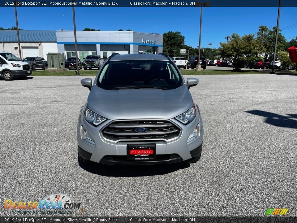 2019 Ford EcoSport SE Moondust Silver Metallic / Ebony Black Photo #12