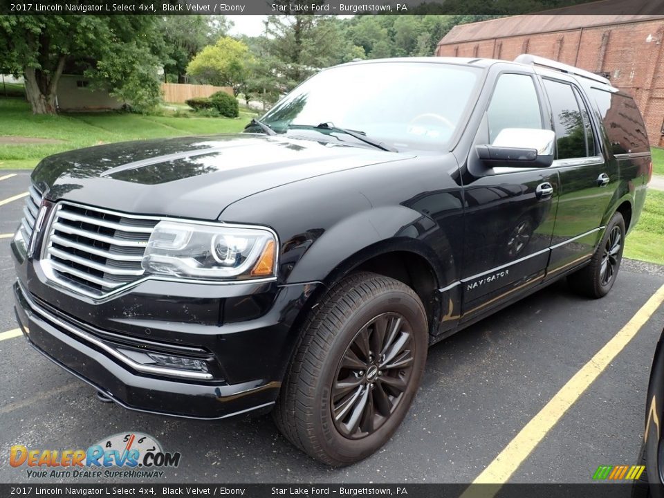 2017 Lincoln Navigator L Select 4x4 Black Velvet / Ebony Photo #1