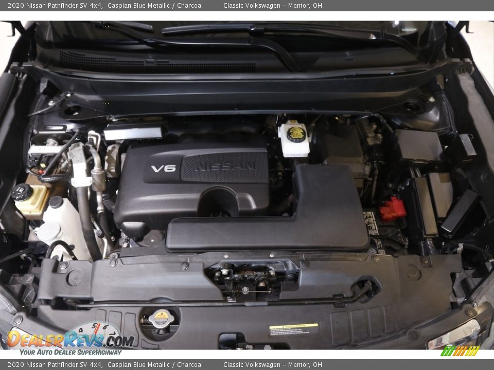 2020 Nissan Pathfinder SV 4x4 Caspian Blue Metallic / Charcoal Photo #22