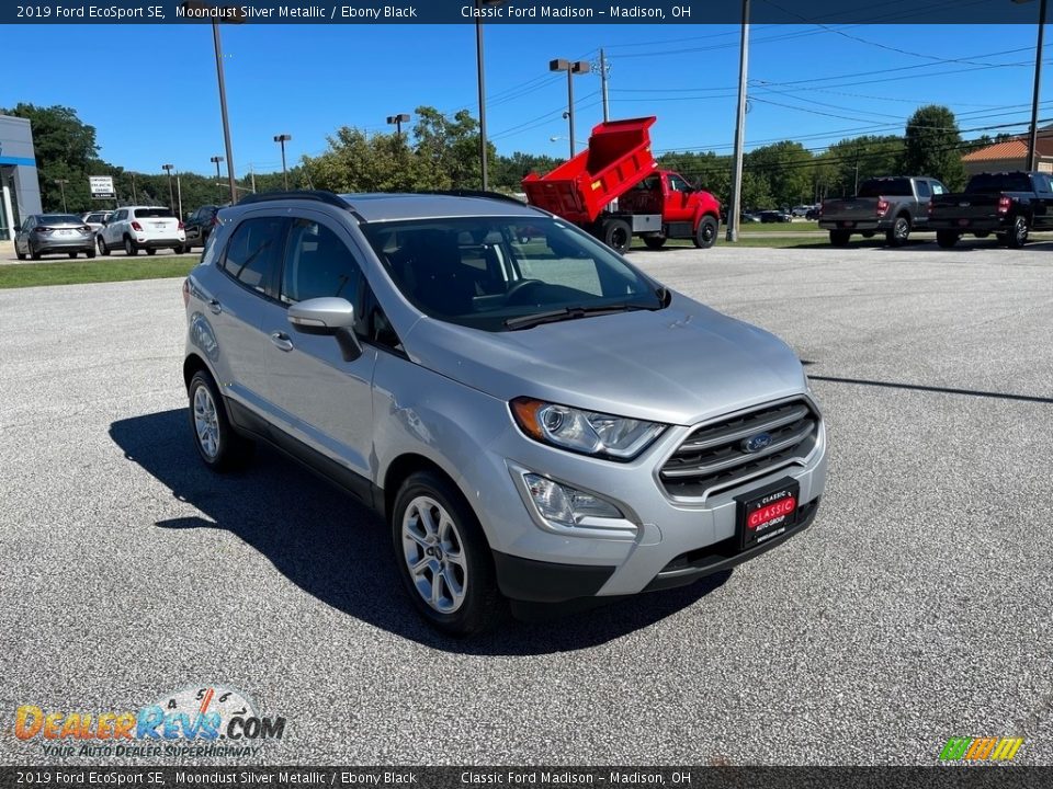 2019 Ford EcoSport SE Moondust Silver Metallic / Ebony Black Photo #13