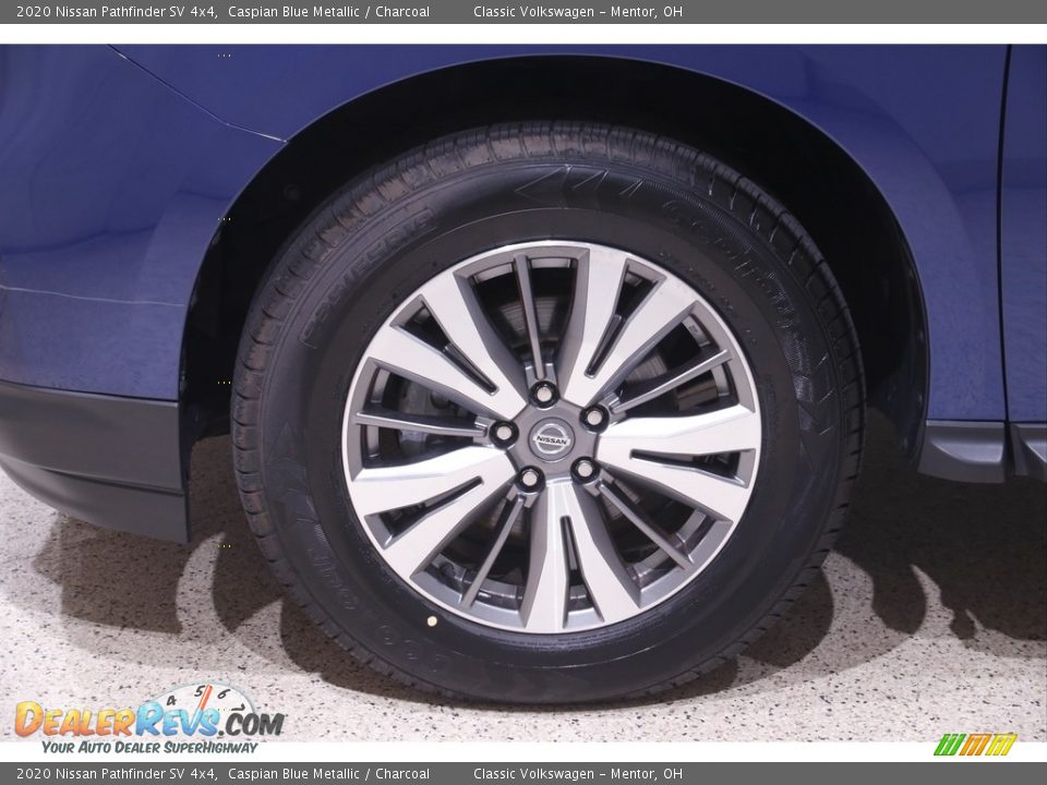 2020 Nissan Pathfinder SV 4x4 Caspian Blue Metallic / Charcoal Photo #23