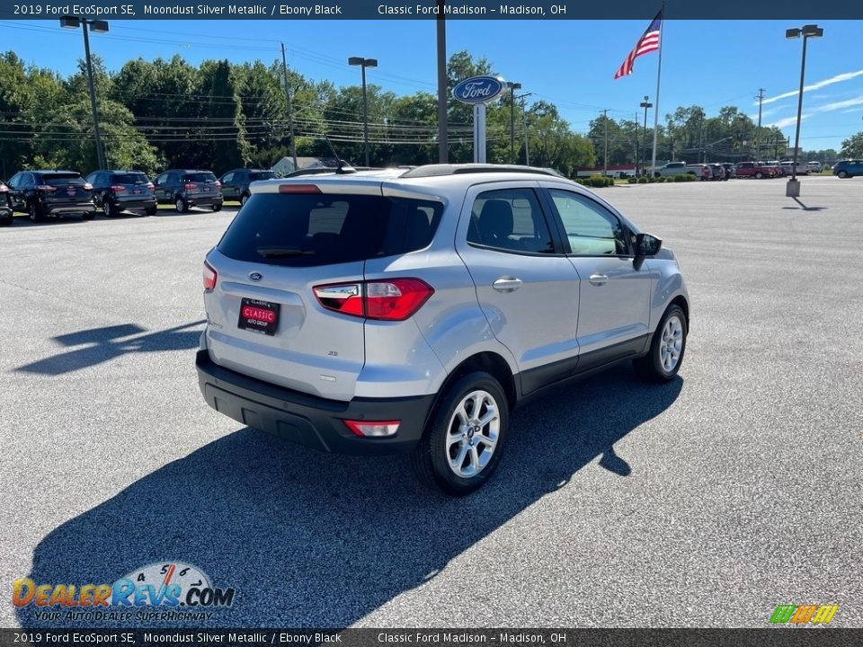 2019 Ford EcoSport SE Moondust Silver Metallic / Ebony Black Photo #15