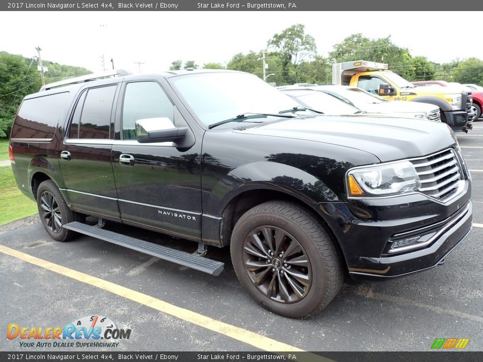 2017 Lincoln Navigator L Select 4x4 Black Velvet / Ebony Photo #4