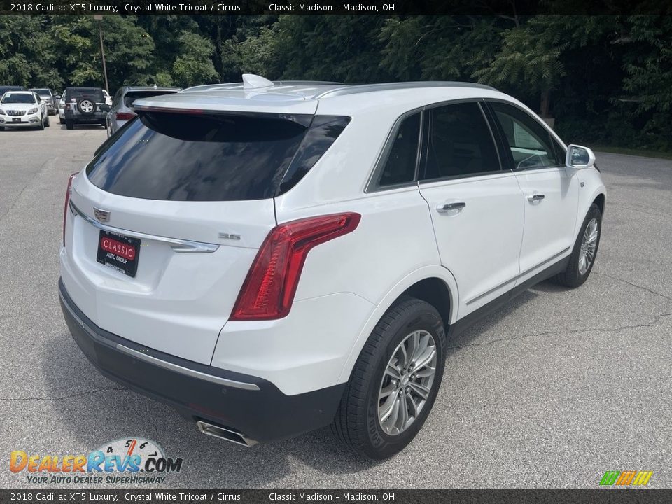 2018 Cadillac XT5 Luxury Crystal White Tricoat / Cirrus Photo #3