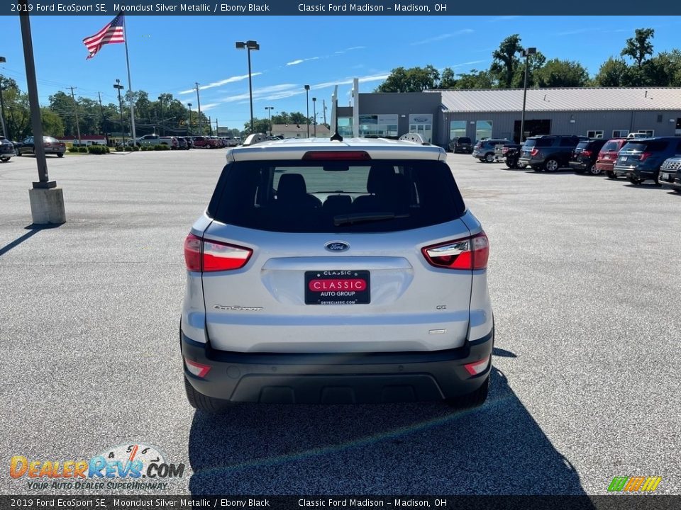 2019 Ford EcoSport SE Moondust Silver Metallic / Ebony Black Photo #16