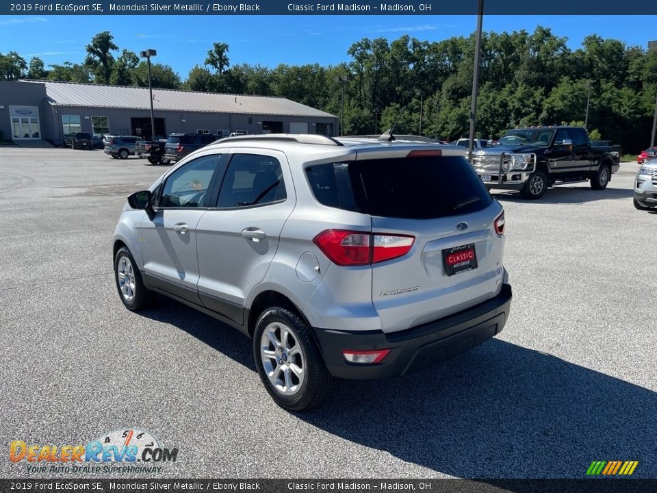 2019 Ford EcoSport SE Moondust Silver Metallic / Ebony Black Photo #17