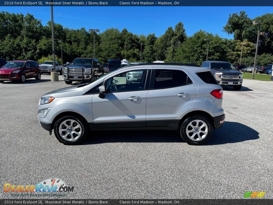 2019 Ford EcoSport SE Moondust Silver Metallic / Ebony Black Photo #18