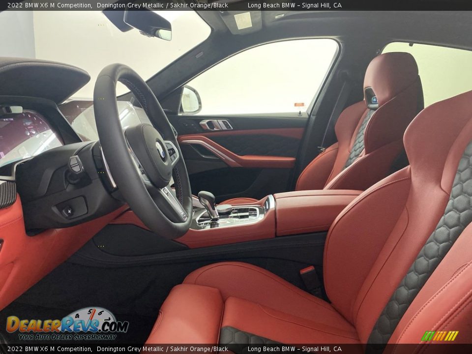 Front Seat of 2022 BMW X6 M Competition Photo #13