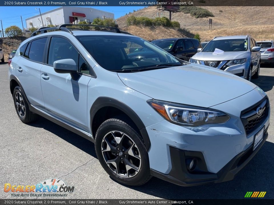 2020 Subaru Crosstrek 2.0 Premium Cool Gray Khaki / Black Photo #3