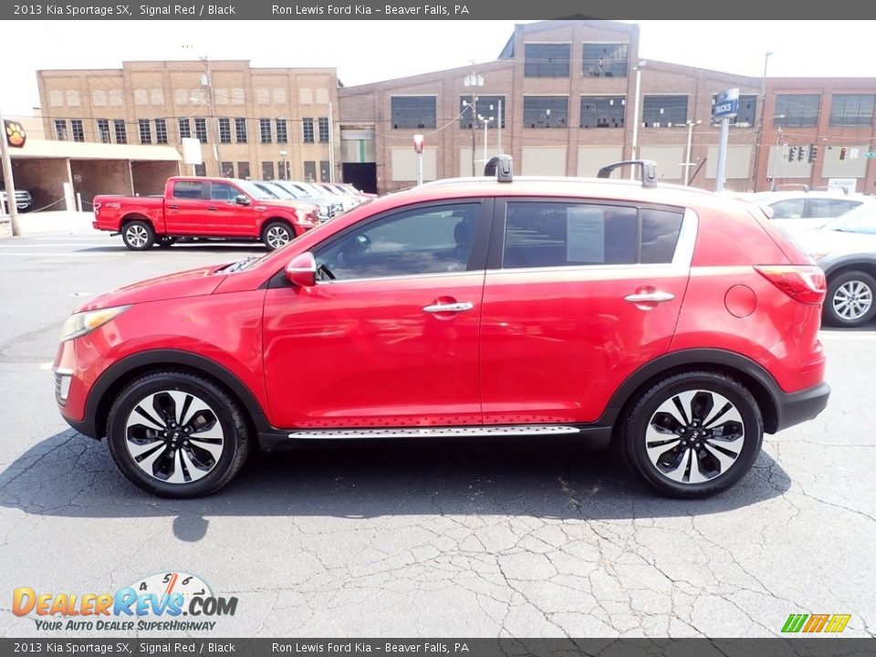 Signal Red 2013 Kia Sportage SX Photo #5