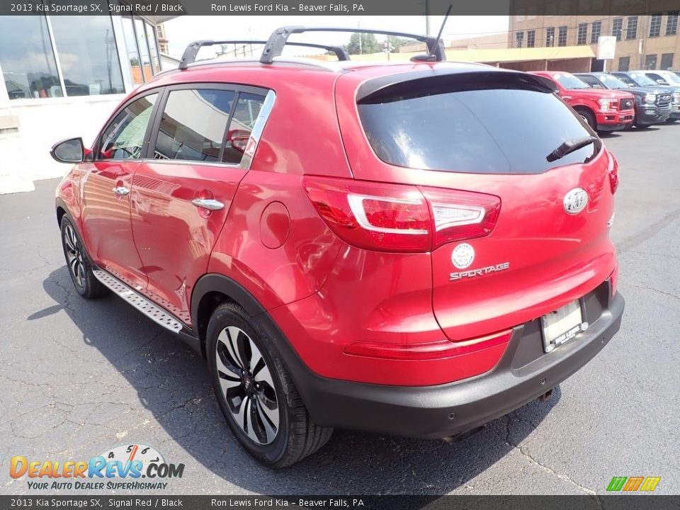 Signal Red 2013 Kia Sportage SX Photo #6