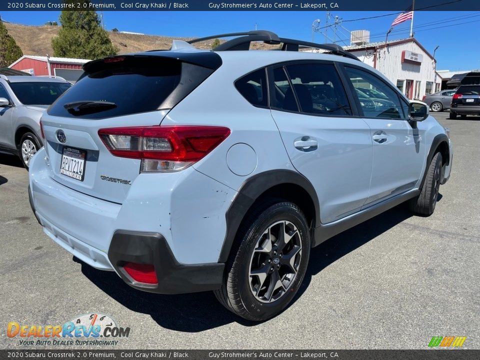 2020 Subaru Crosstrek 2.0 Premium Cool Gray Khaki / Black Photo #5