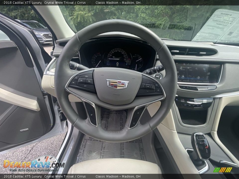 2018 Cadillac XT5 Luxury Crystal White Tricoat / Cirrus Photo #9