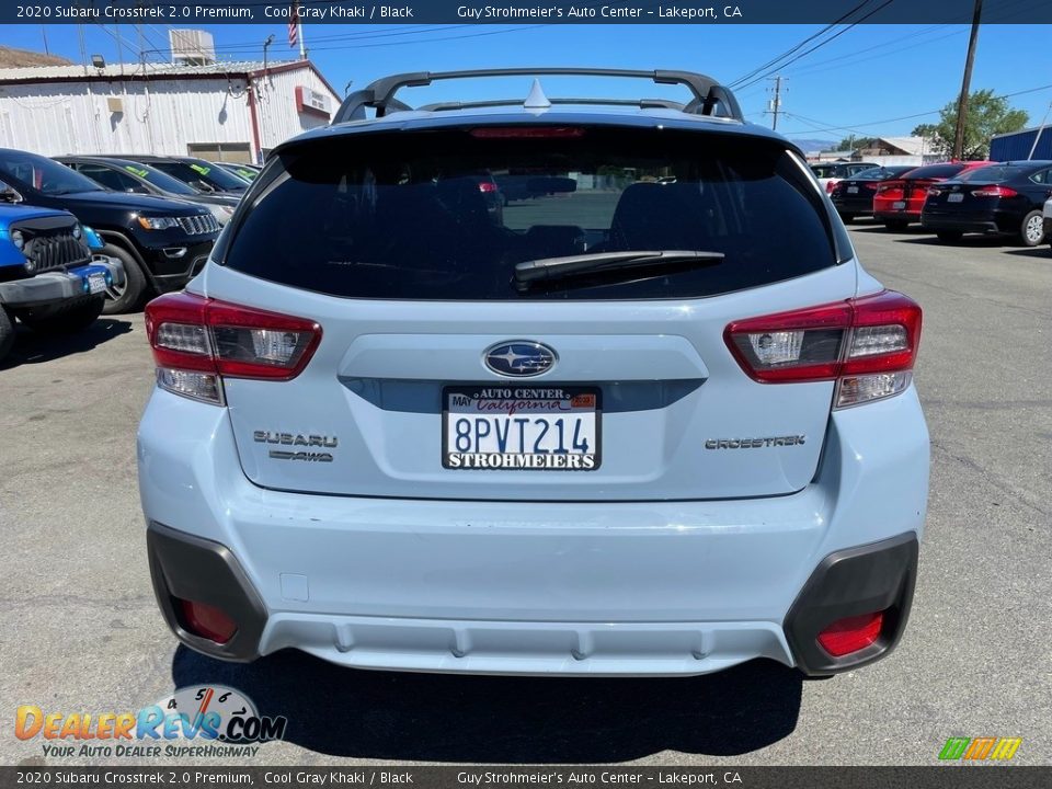 2020 Subaru Crosstrek 2.0 Premium Cool Gray Khaki / Black Photo #6