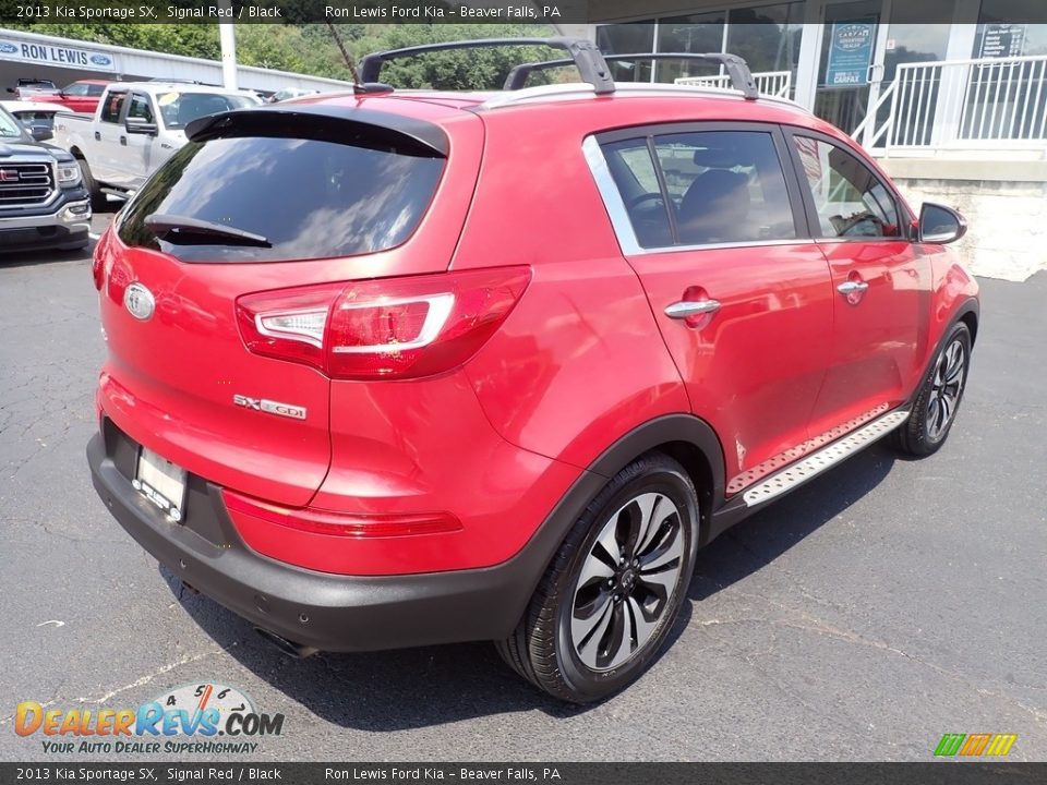 Signal Red 2013 Kia Sportage SX Photo #8