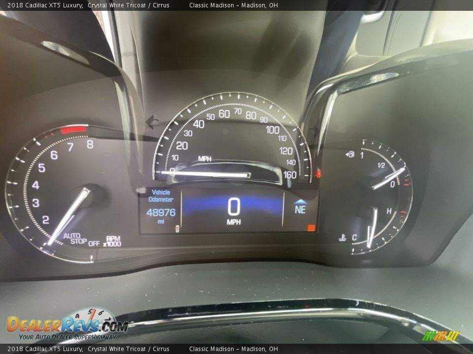 2018 Cadillac XT5 Luxury Crystal White Tricoat / Cirrus Photo #10