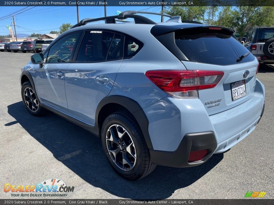 2020 Subaru Crosstrek 2.0 Premium Cool Gray Khaki / Black Photo #7